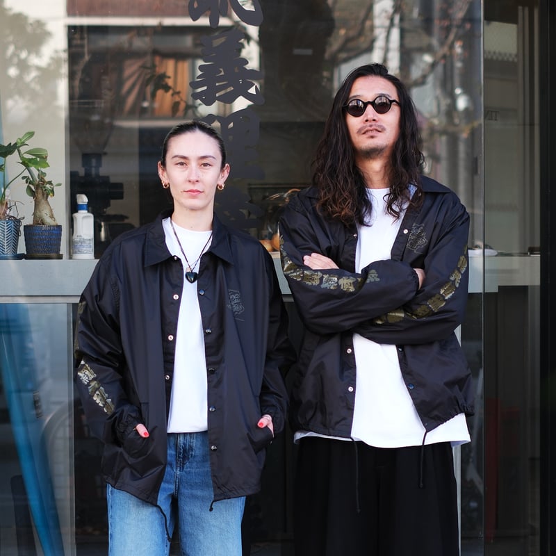 TINY PARADISE COFFEE ×画工「遊鷹」コーチジャケット | TINY PAR