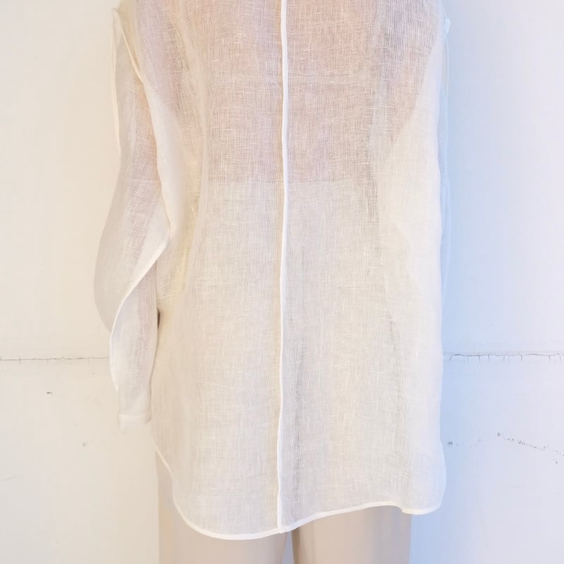 linen gawze top | ERiKOKATORi