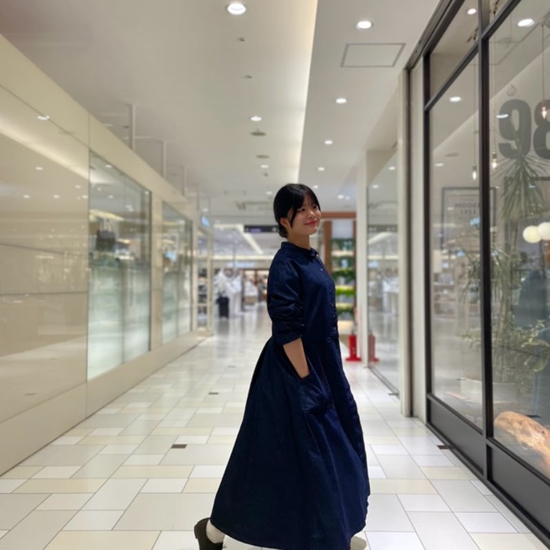 TIGRE BROCANTE プリーツデニムワンピース | grasol Nagasaki S