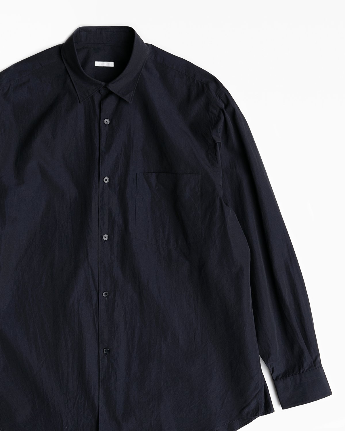 COMOLI _ コモリシャツ ( NAVY ) | Tronica