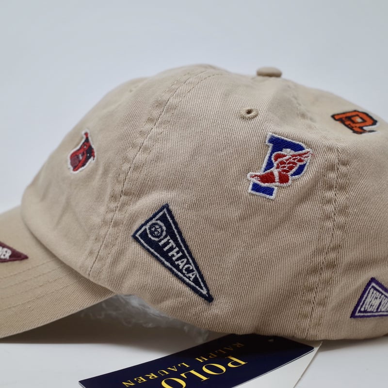 Polo Ralph Lauren 総柄刺繍 キャップ ベージュ ポロ 国内正規品 | Co