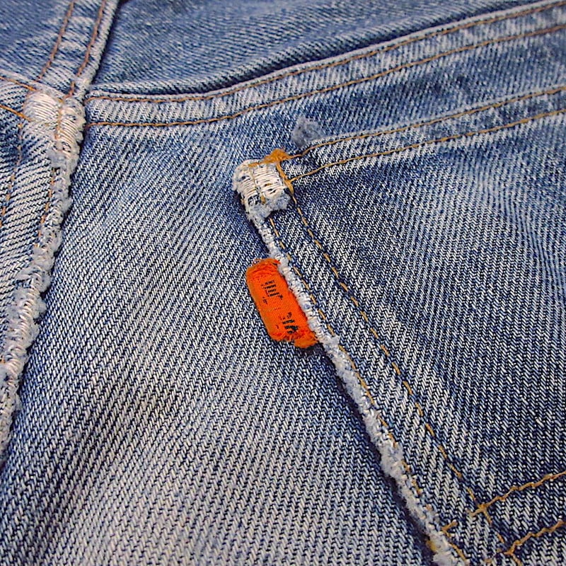 ビンテージ60's70's○Levi's 646 or 684デニムカットオフショーツBIG