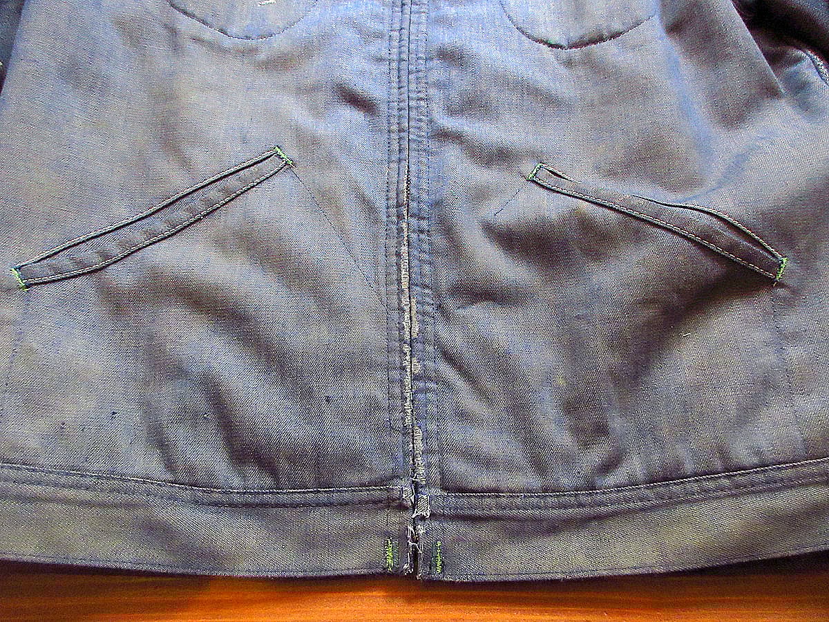 ビンテージ70's○OSHKOSH B'GOSH 711裏地ブランケットデニムワーク