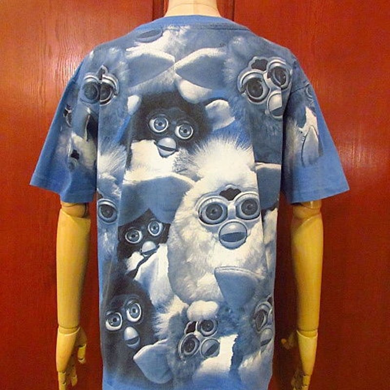 SYM PENGUIN 60'sビンテージトラ柄コットンフェイクファーシャツ Big +