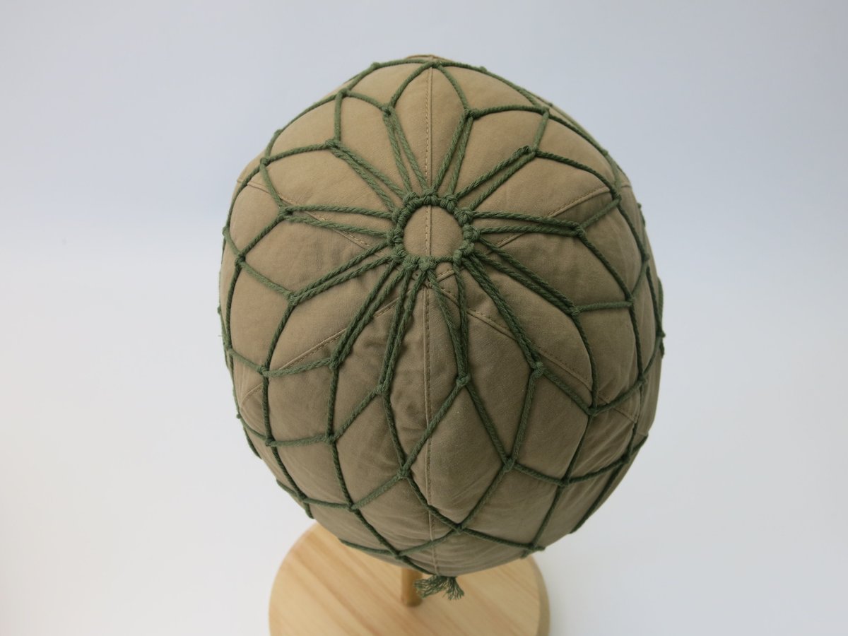 日本陸軍 九〇式鉄帽鉄帽覆い他一式 ヘルメット 鉄兜 前期型 精密複製