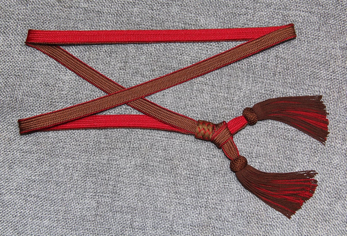 WW2 日本陸軍 佐官用 刀緒 収納用クラフト紙箱付 精密複製