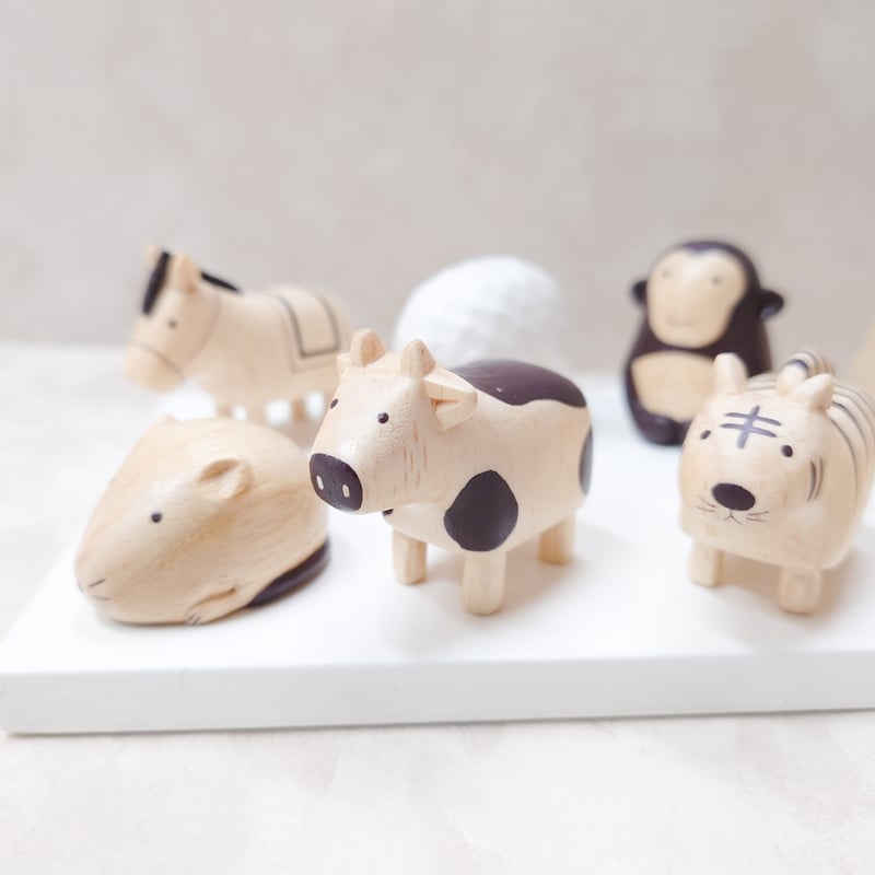 限定1点】T-lab ぽれぽれ干支セット【木製手作り】 | 白秀堂 select