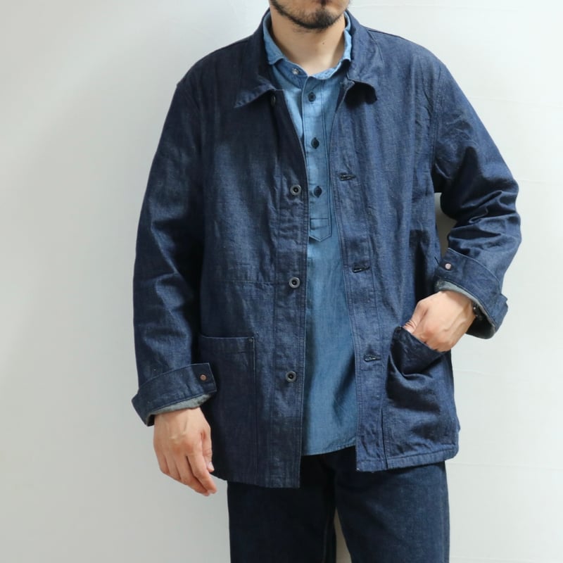 FOB FACTORY / DENIM COVER ALL / F2447 | LINKS O