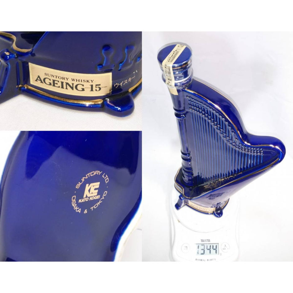 SUNTORY WHISKY AGEING Aged 15 years ハープ型ボトル | ノ