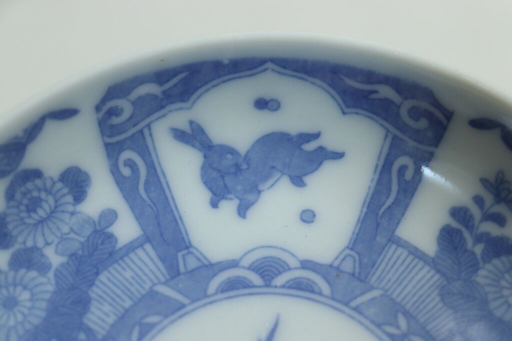 明治後期~大正銅判船と兎図小皿 | 吉祥寺PukuPuku