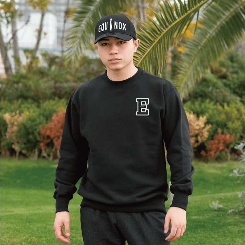 黒】クルーネック スウェット （E by EQUINOX ） | CANTER COLLEC