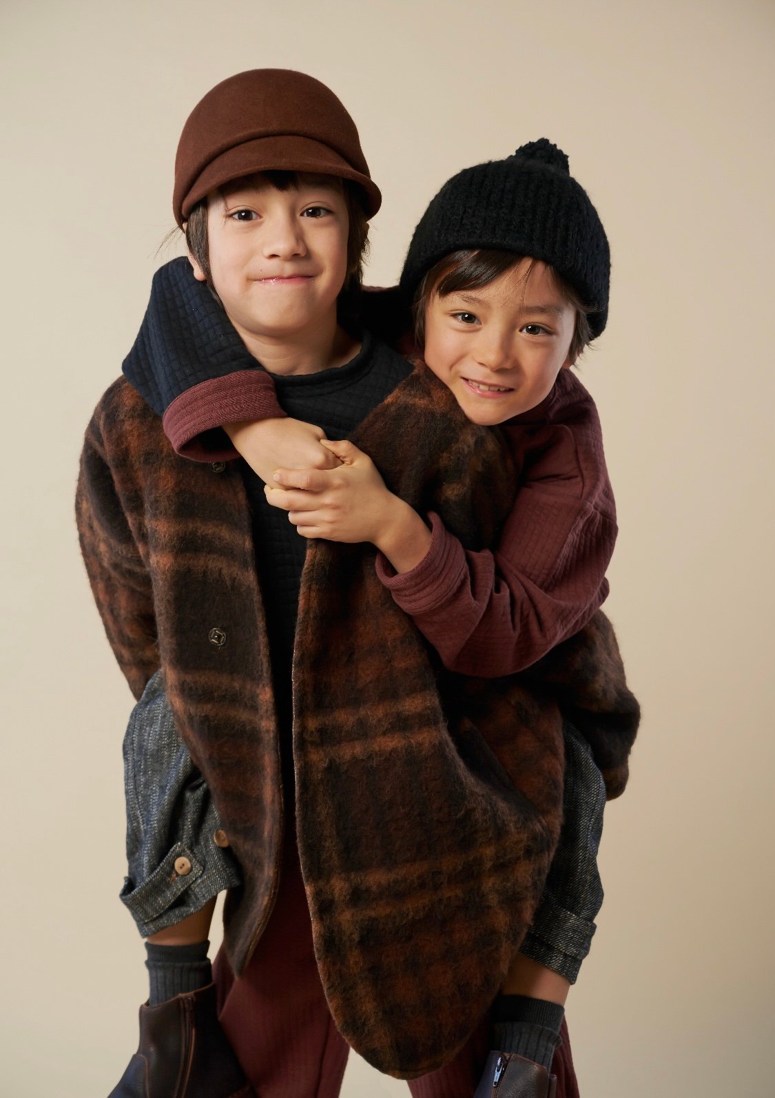 HELLO LUPO - Kimono Coat - Chestnut | UANDEL