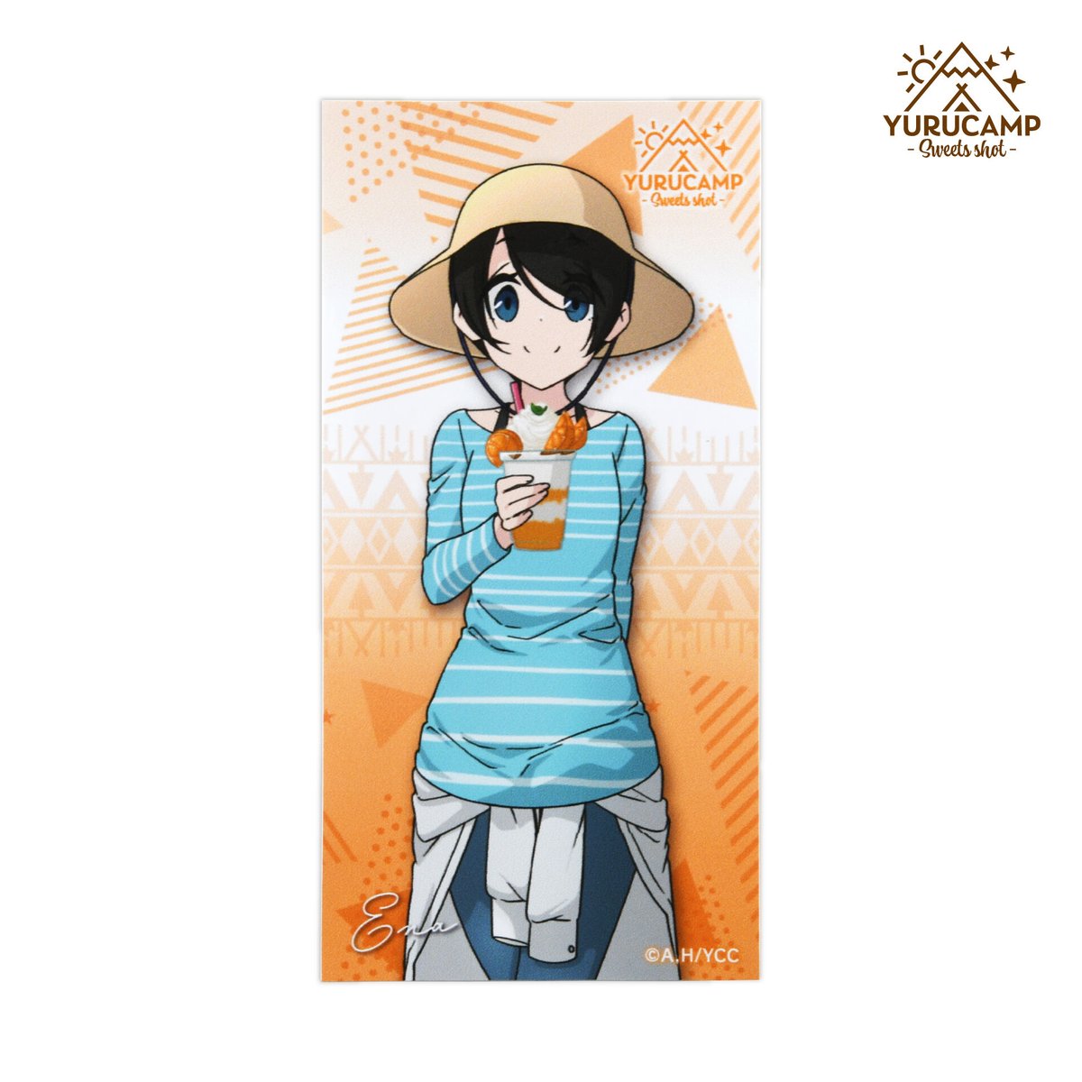 ゆるキャン△ Sweets shot ステッカー 05：斉藤恵那 | API official