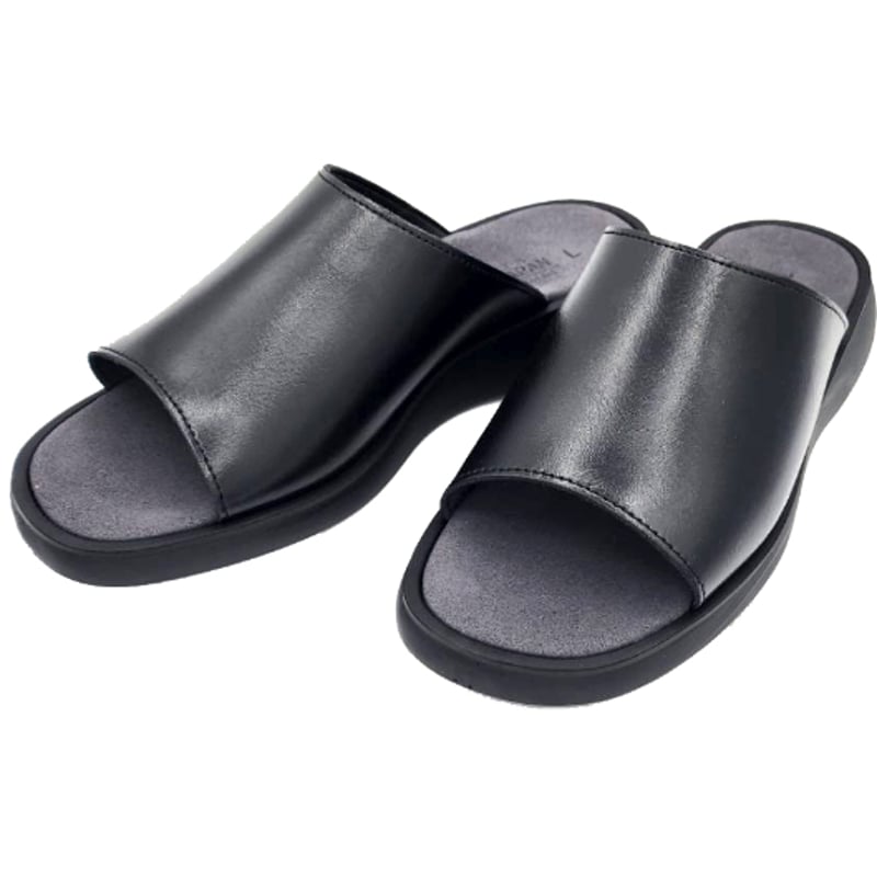 コンフォートサンダル-粋-3001（革商品）_ ブラック | ヤマトサンダル