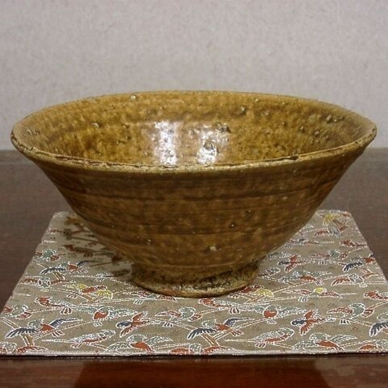 三朝焼 森田無想作 在銘 伊羅保 茶碗No2 無傷 保証 箱合。 | STORES