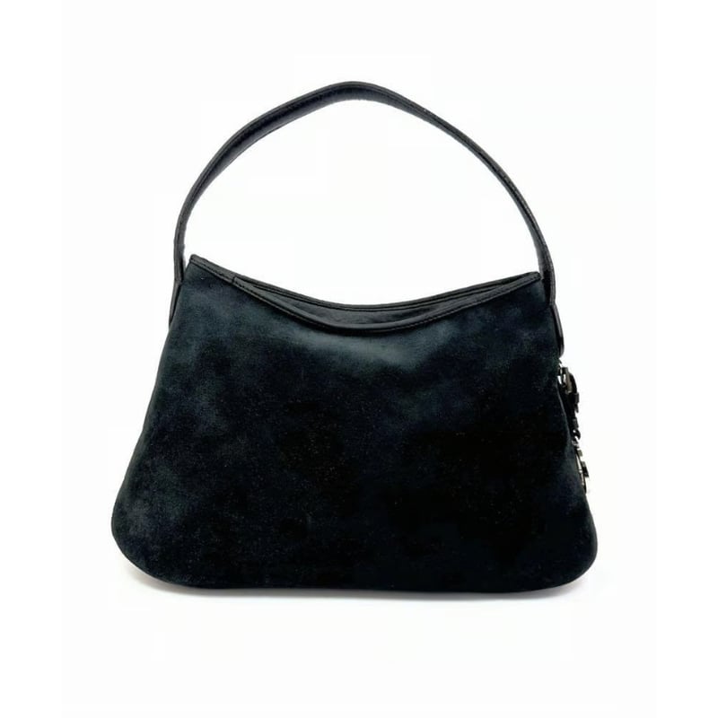 ジョルジオアルマーニ GIORGIO ARMANI ブラック スエード レザー黒