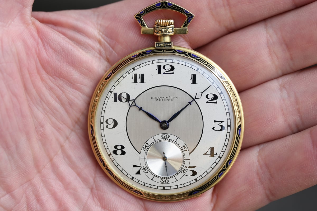 AX-59A ゼニス クロノメーター ZENITH Chronometre 薄型懐中時計