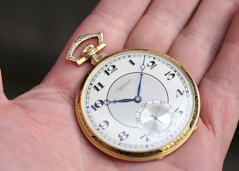 AX-59A ゼニス クロノメーター ZENITH Chronometre 薄型懐中時計