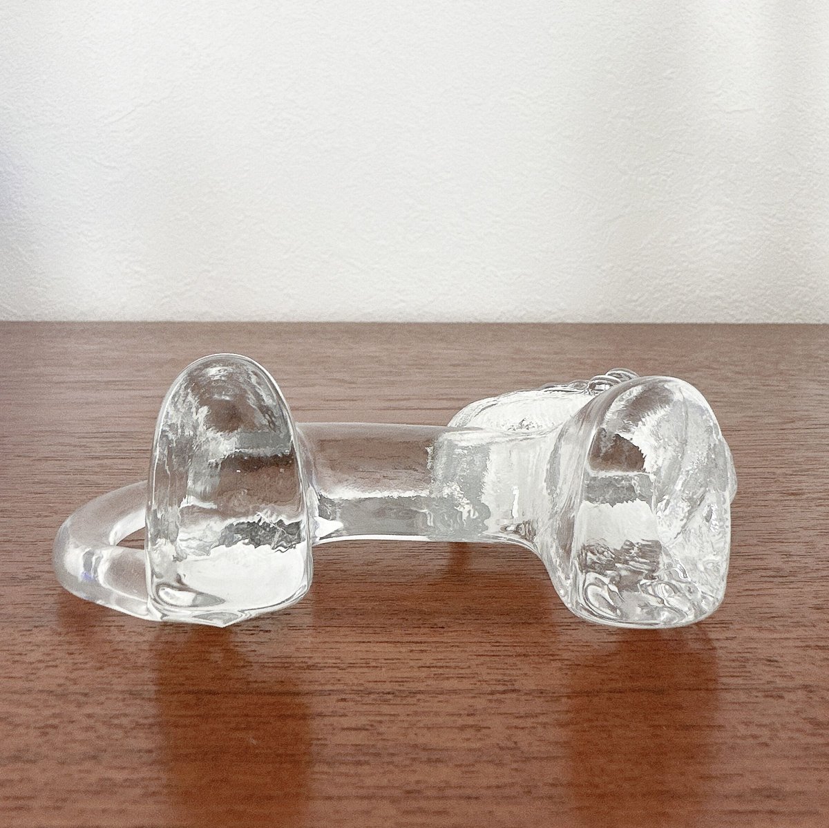 an09 KOSTA BODA ライオン ZOOシリーズ クリスタルガラス 凹み an09