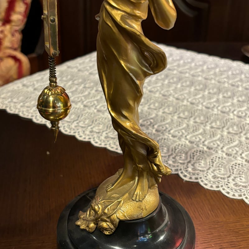 MEIKO 8day ゼンマイ式振り子時計 女神像 | アンティーク家具と喫茶