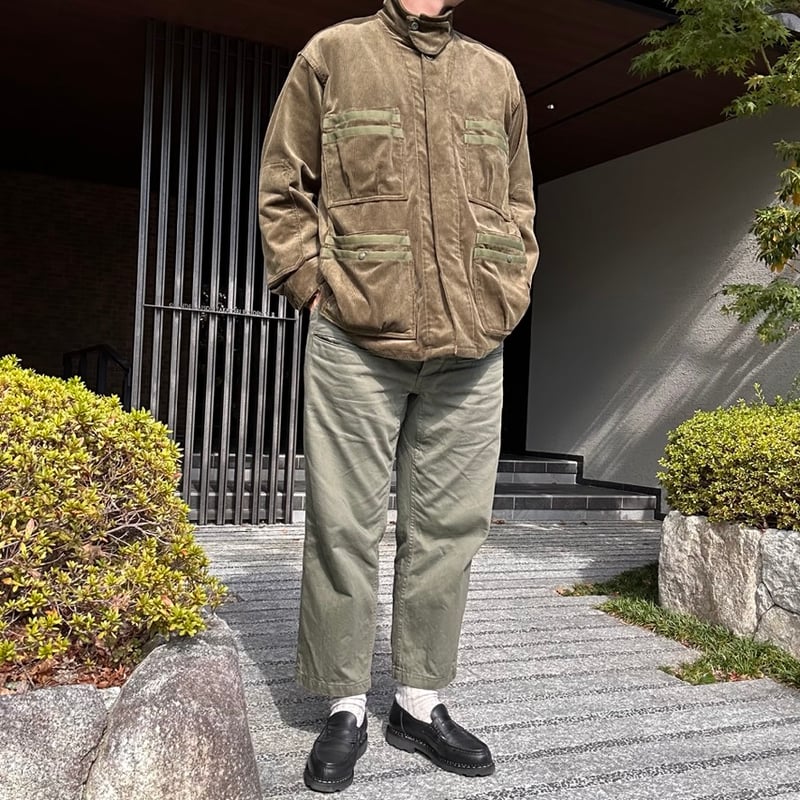 SASSAFRAS / OVERGROWN FATIGUE JACKET(OLIVE) | w