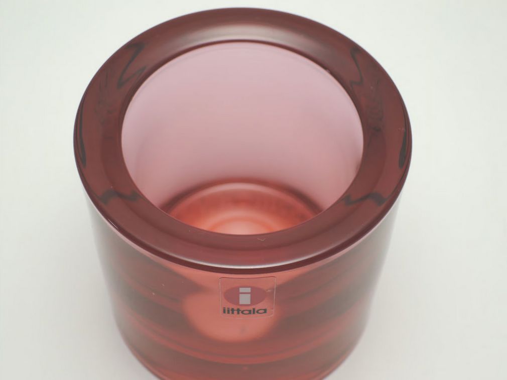 レッドガーネット イッタラ キビ キャンドルホルダー iittala kivi Red