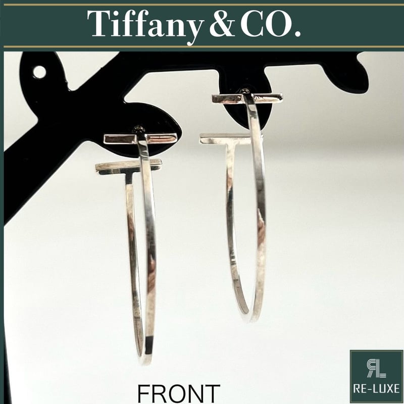 TIFFANY&Co. ティファニー Tワイヤー フープ ピアス 925SV 希少廃番品