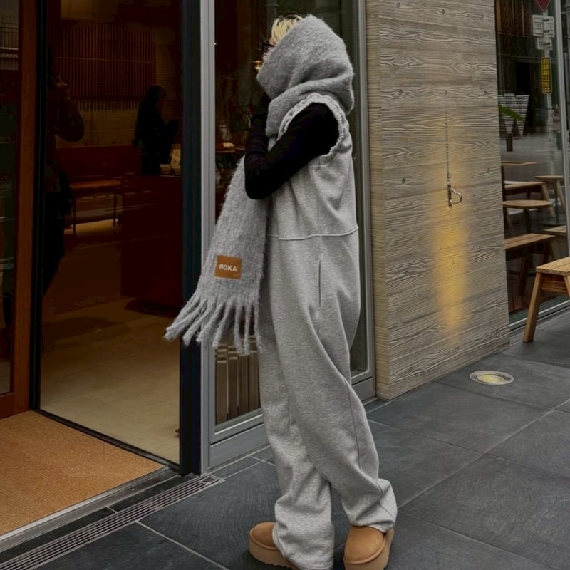 MOKA tag coverall sweat | MOKA