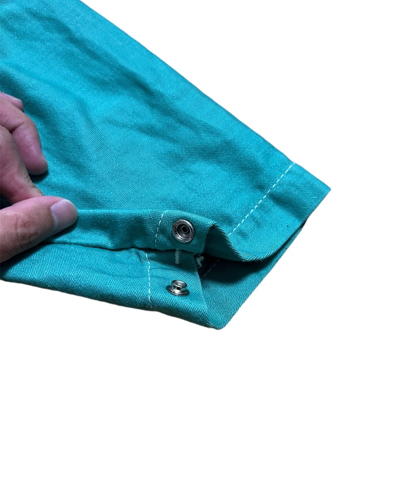 USA製 ステンシル入り ワークジャケット XL グリーン系 | SORE EYES