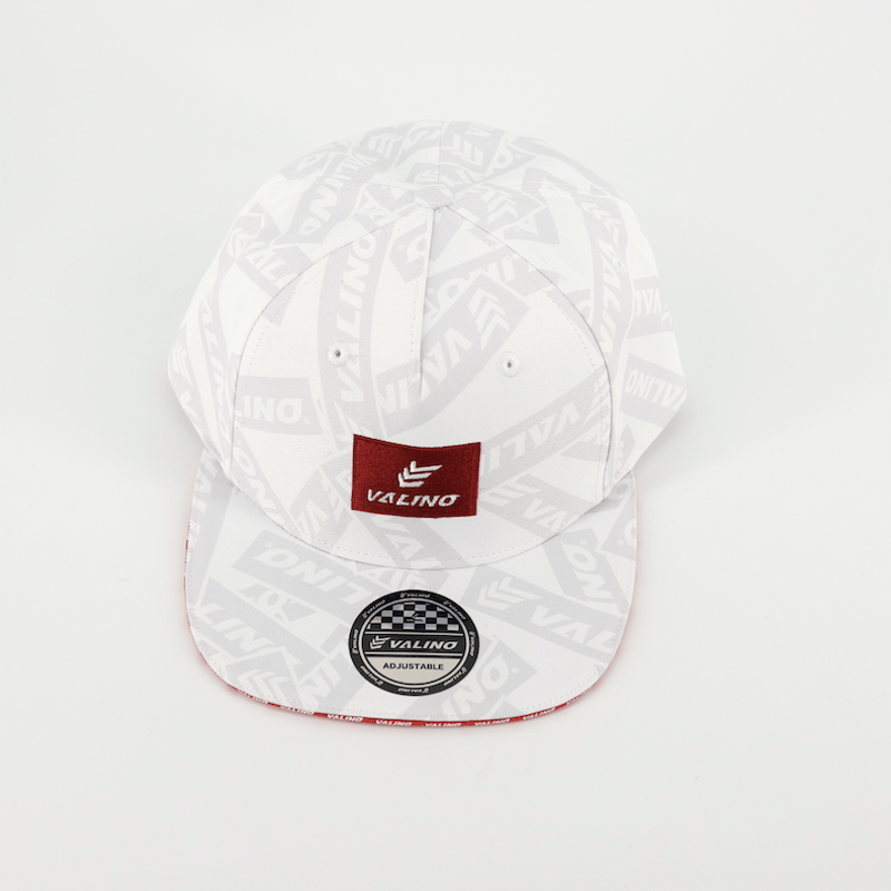 VALINOステッカーボムデザインキャップ WHITE 【VA-CAP-022】 | VAL