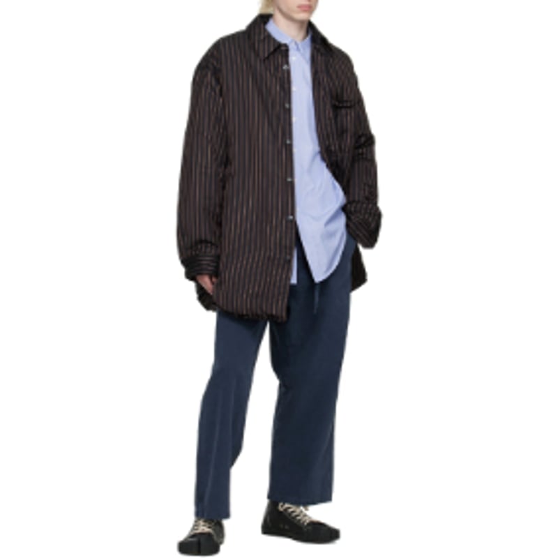 新品 定価218900円 メゾンマルジェラ 22aw 中綿 オーバーサイズ シャツ