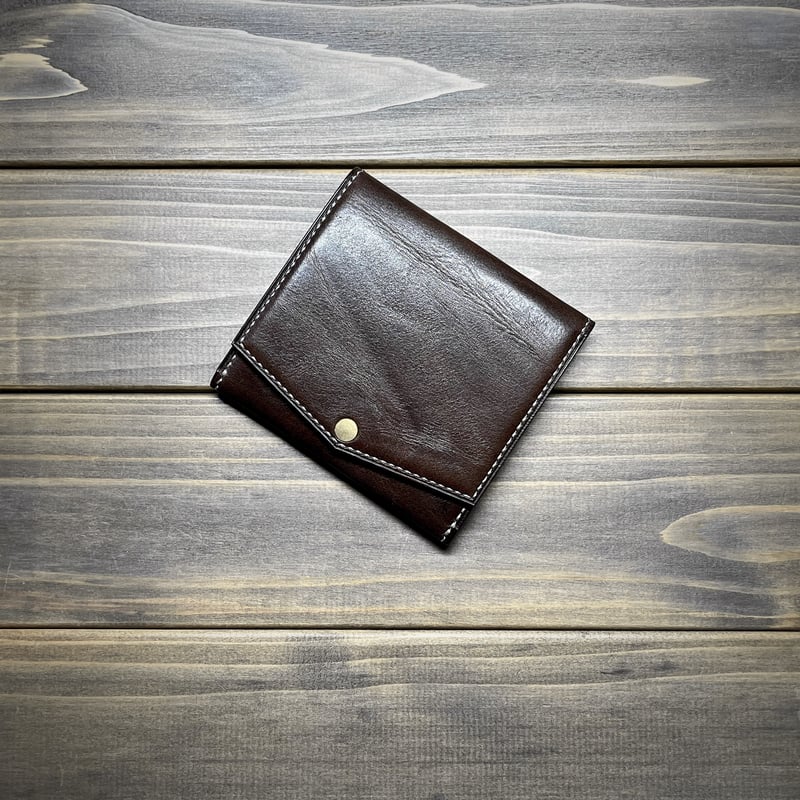 コンパクトウォレットD-CW02/バッカス/ブラウン | Don.Black.O