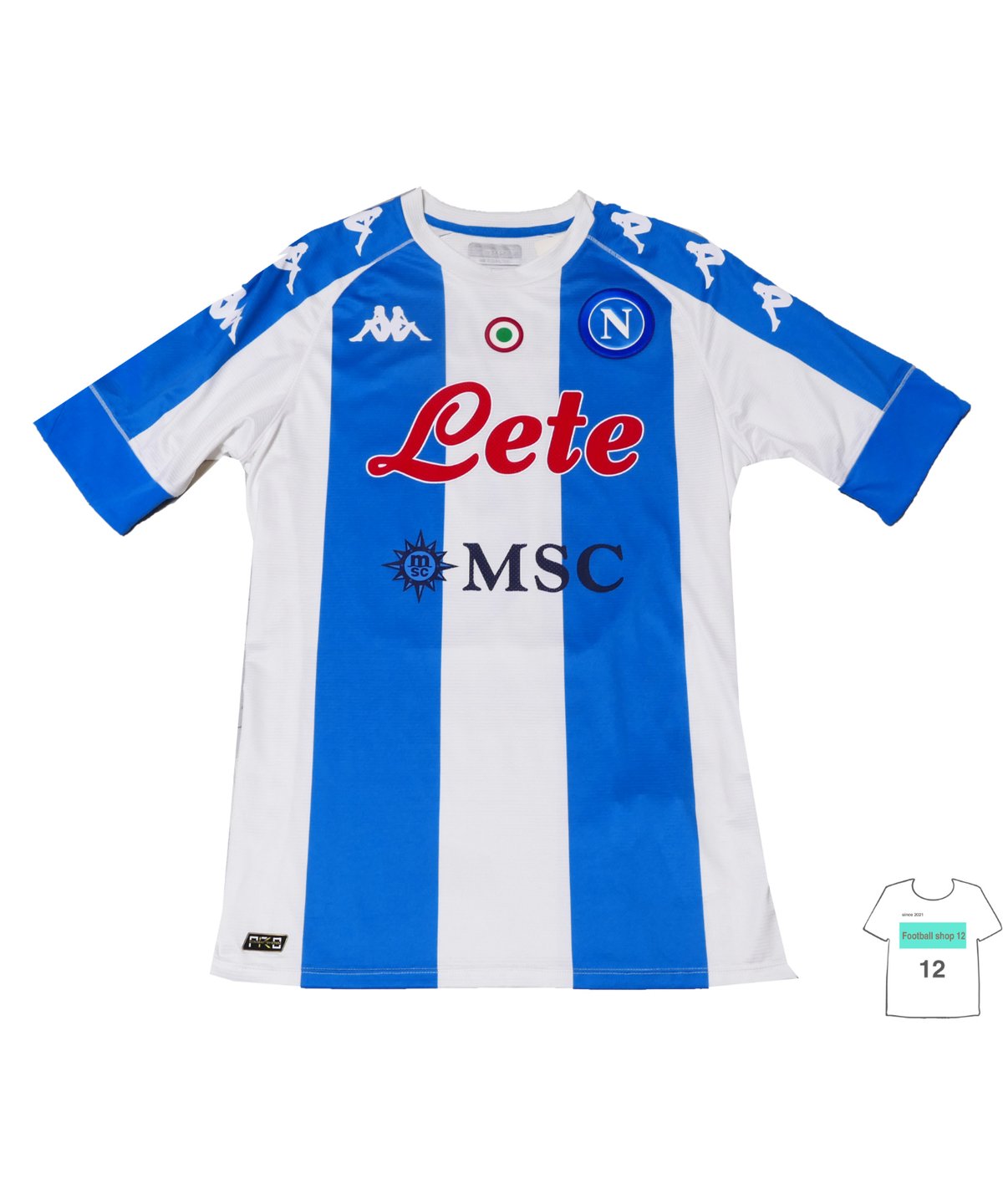 受注販売】20-21 ナポリ 4th オーセンティック ユニフォーム
