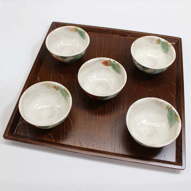 d*7様 美品 京焼 陶葊 陶あん 土淵善丕 御鉢 大鉢 共箱付き 花柄 d*7様