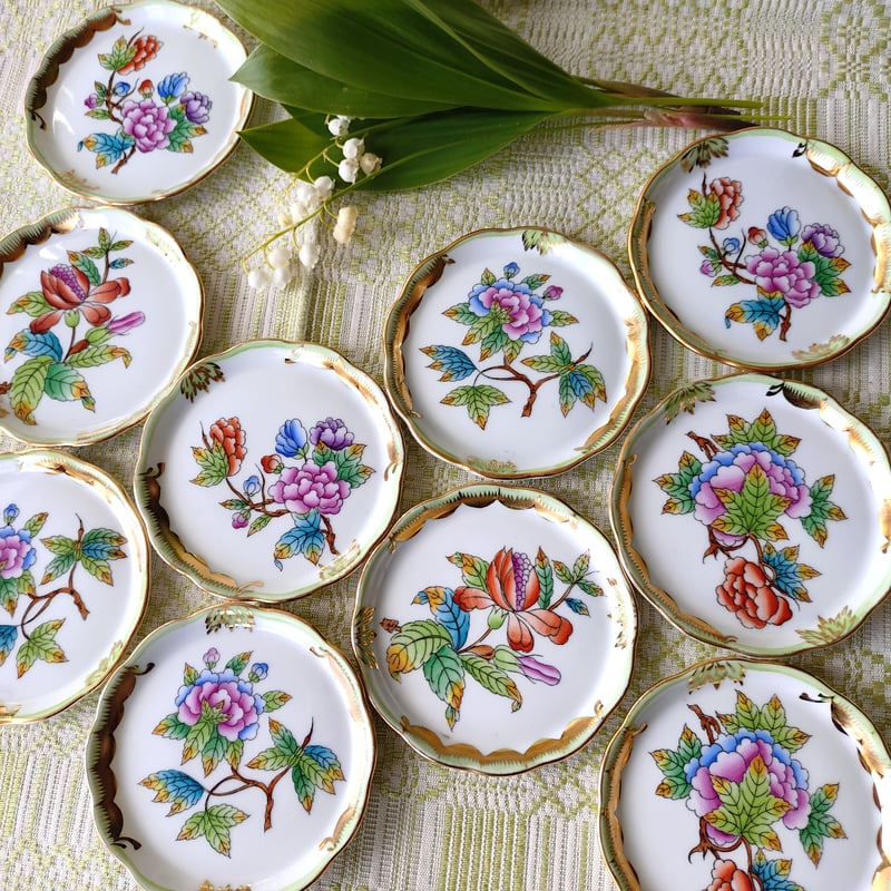 Herendヘレンドの小さなお皿もしくはコースター直径約10㎝D