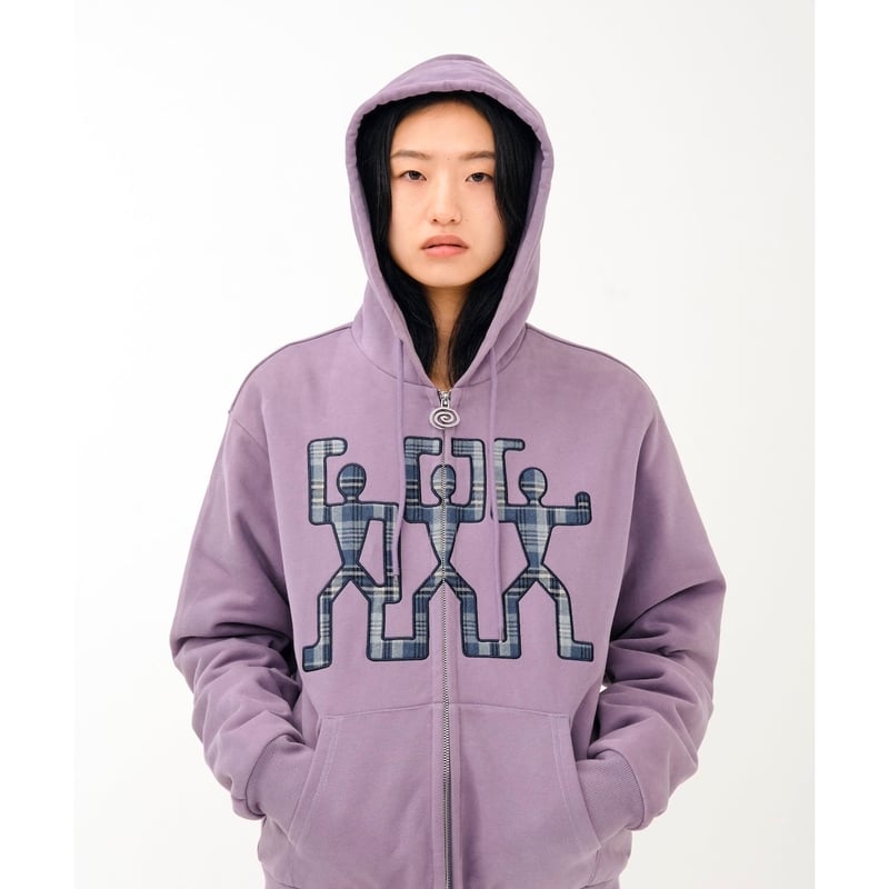 SOL soonerorlater / 3GUYS PADDED ZIP HOODIE / P