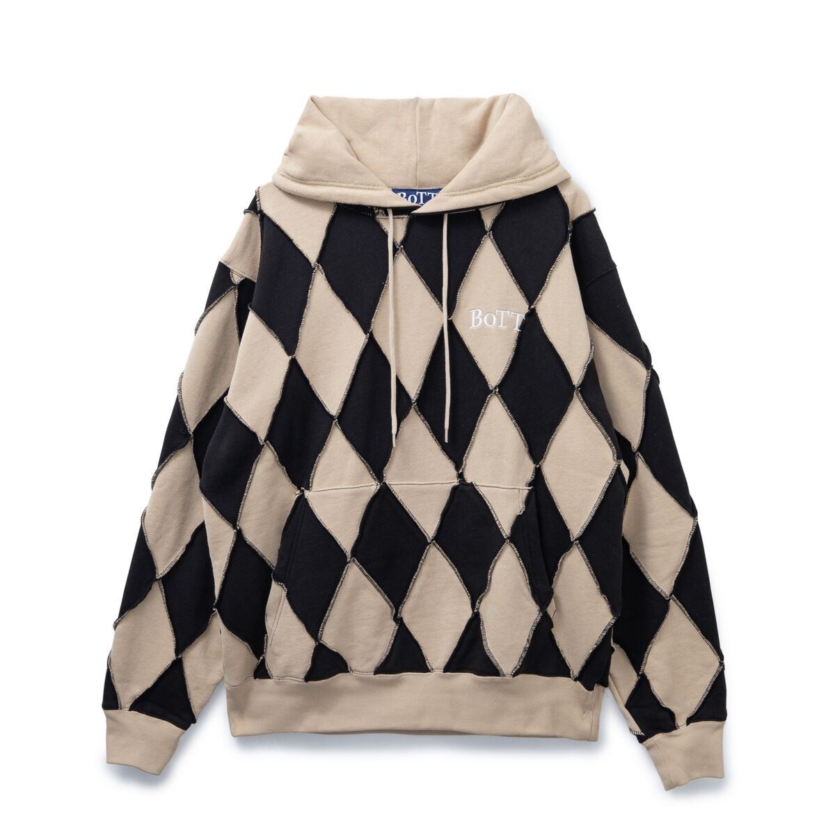 BoTT / PATCHWORK HOODIE / BLACK | Sophomore