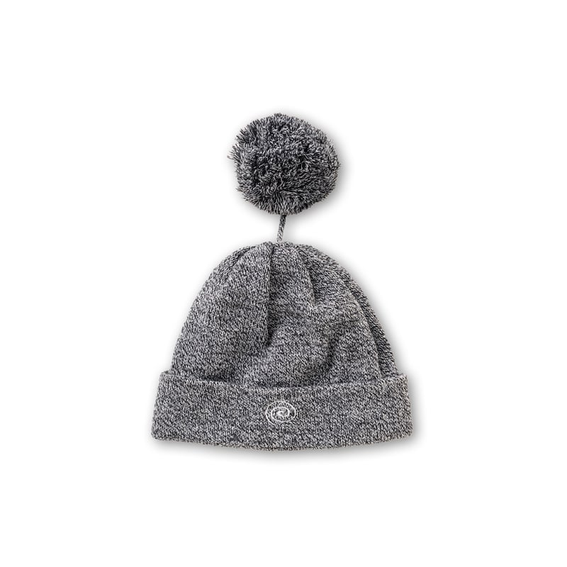 SOL soonerorlater / BOMBOM KNIT BEANIE / GRAY |