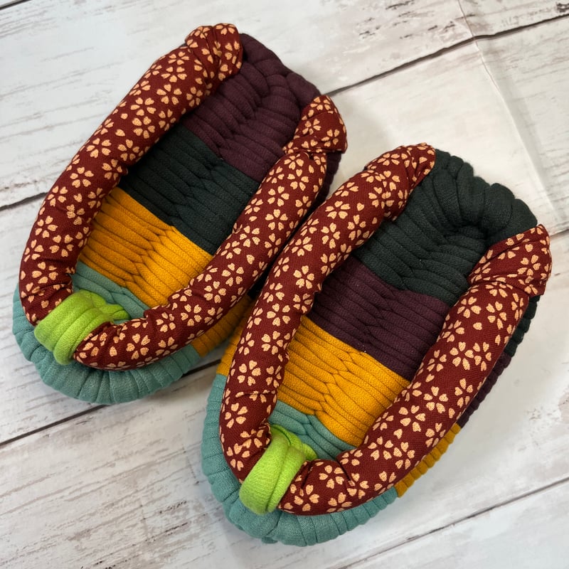 ふっくら足半布ぞうり | 布草履と華らんたん Meri