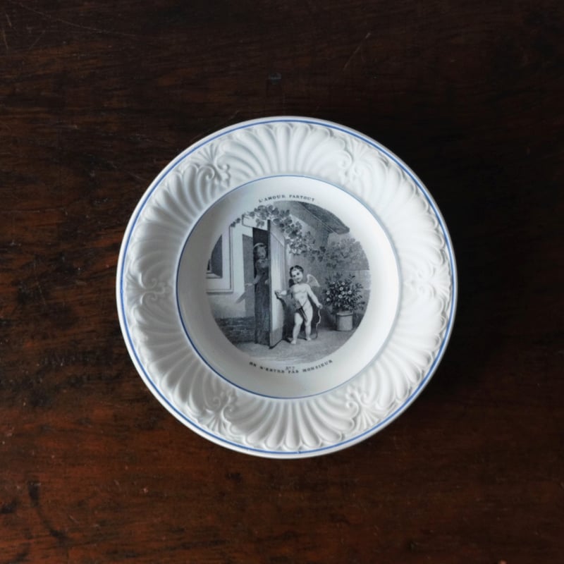 Creil & Montereau クレイユモントロー クレイユエモントロー 平皿