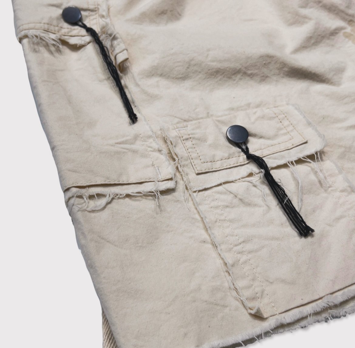 Slash Seam HBT Short(HORCE CLOTH) OFF | MINUS O