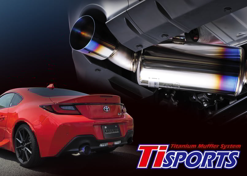 Ti SPORTS チタニウムマフラー GR86(ZN8)/BRZ(ZD8) ※バンパーガーニ
