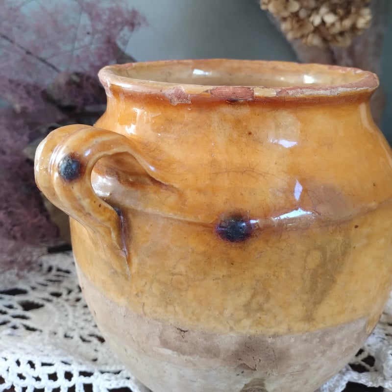 フランスアンティーク 南仏のポット | フランス アンティーク 食器