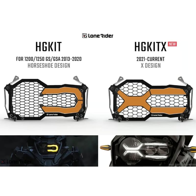  R1250GS、GSA 純正オプションヘッドライトガード R1250GS アドベンチャー 純正 ヘッドライトガード 正規 ディーラー