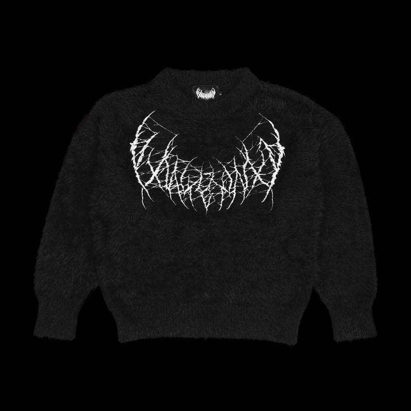 YB Logo Knit (Black) | YXNGBRATZ OFFICIAL ONLIN