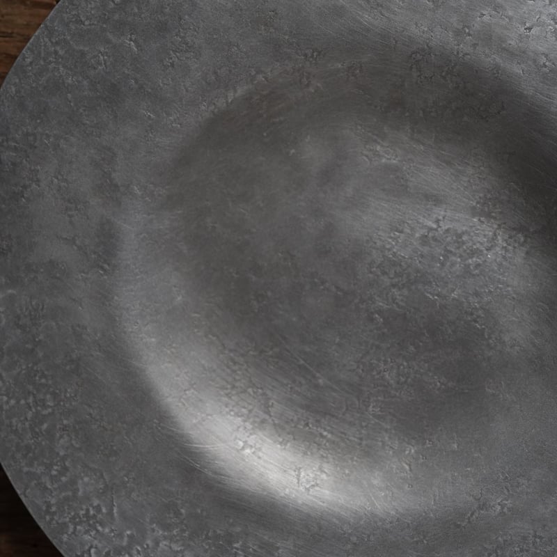 ワイドリム皿_アルミニウム / 渡辺遼 | gallery yaichi