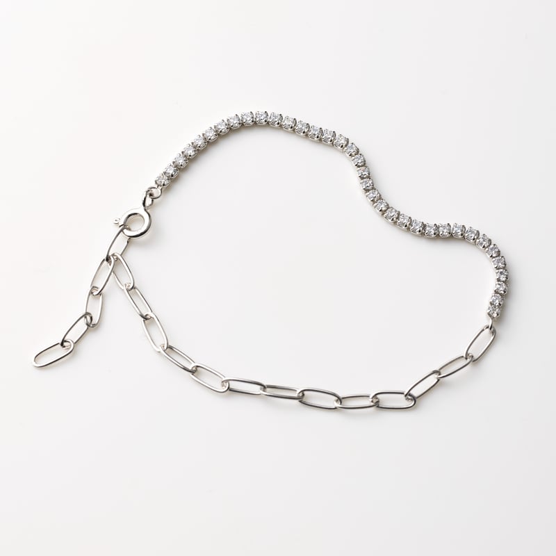 KOI シルバー925製ハーフテニスブレスレット | The May Chang (ザ