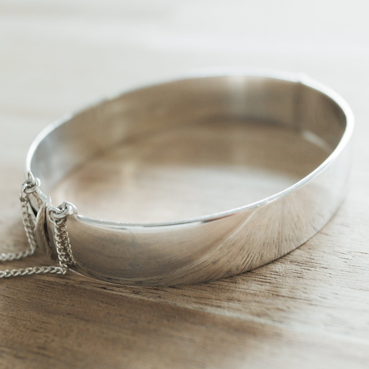 英国製 1973年 ヴィンテージ】シルバー バングル ホールマーク