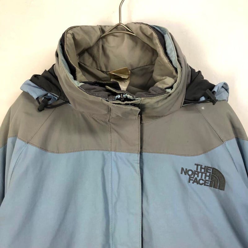 ノースフェイス マウンテンパーカー 刺繍 ロゴ 水色 | PEACE TOWN