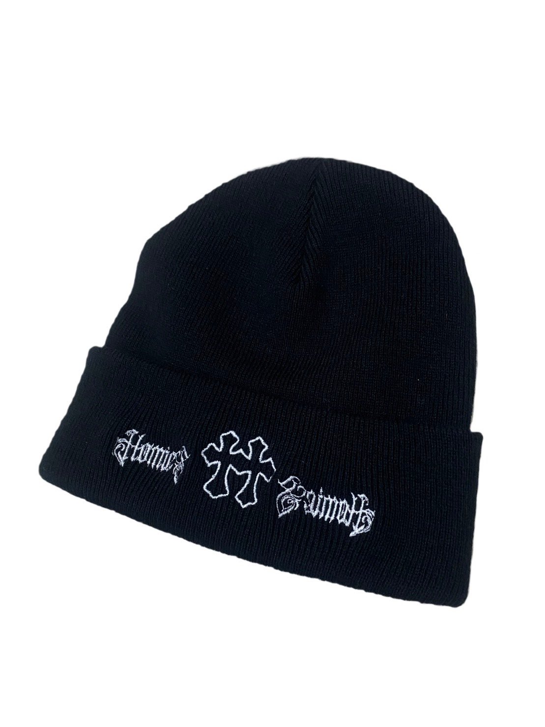CROSS H BEANIE (black) | HOMIES UNITY